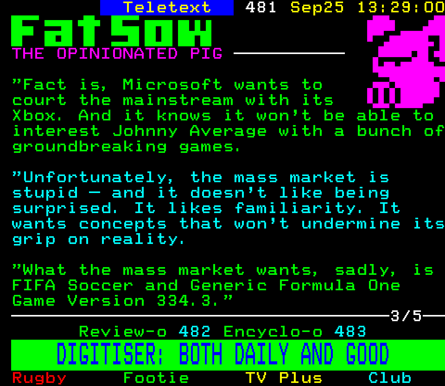 Digitiser, Teletext - 2000