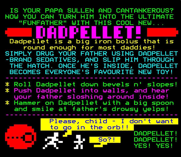 Digitiser Joke Advert: Dadpellet