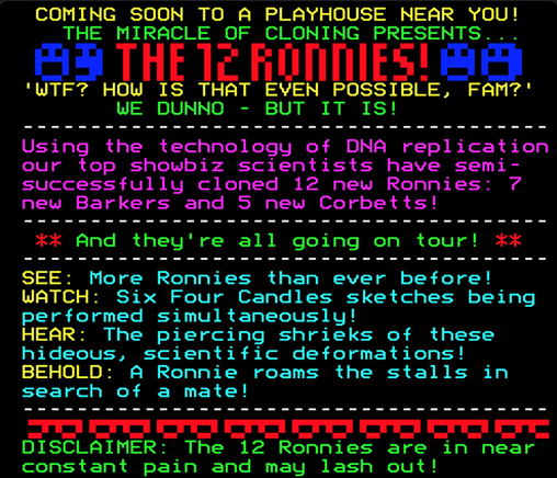 Digitiser Joke Advert: The 12 Ronnies