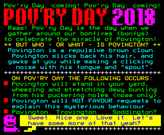 Digitiser Joke Advert: Pov'ry Day 2018