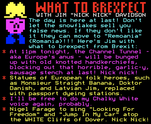 Digitiser Joke Advert: What To Brexpect