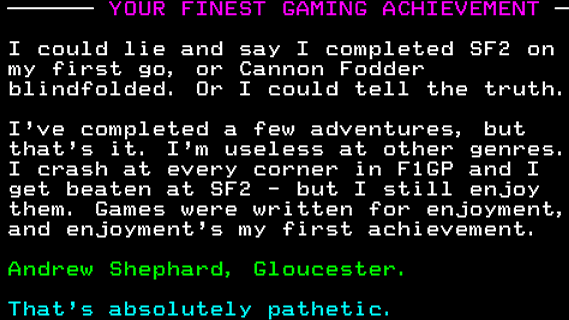 You have messed-up: Digitiser letters