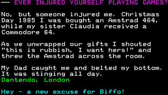 You have messed-up: Digitiser letters