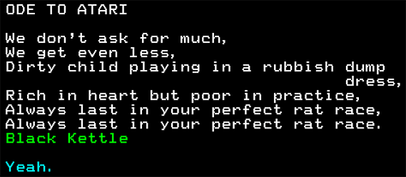 You have messed-up: Digitiser letters