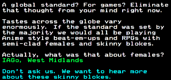 You have messed-up: Digitiser letters