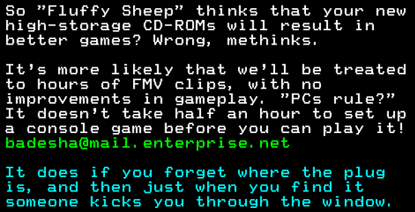 You have messed-up: Digitiser letters