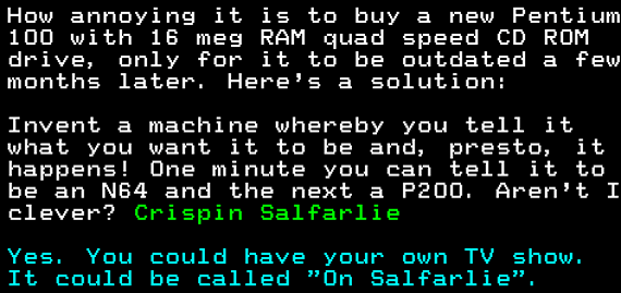 You have messed-up: Digitiser letters