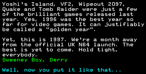 You have messed-up: Digitiser letters