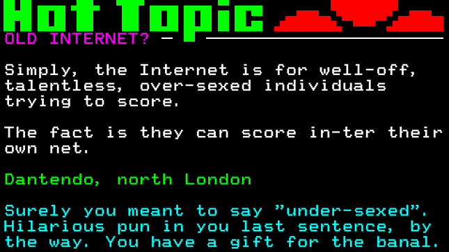 You have messed-up: Digitiser letters