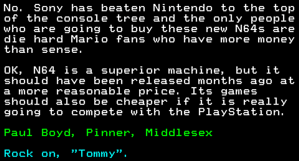 You have messed-up: Digitiser letters