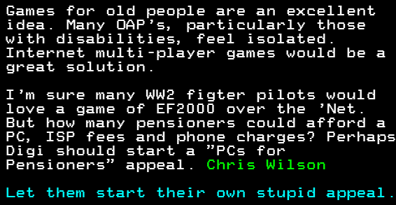 You have messed-up: Digitiser letters