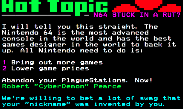 You have messed-up: Digitiser letters