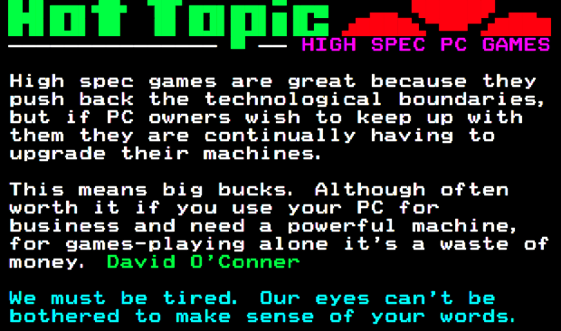 You have messed-up: Digitiser letters