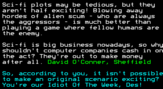 You have messed-up: Digitiser letters