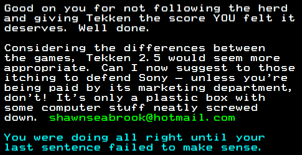 You have messed-up: Digitiser letters