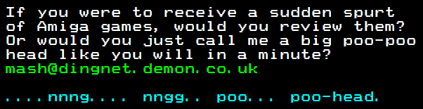 You have messed-up: Digitiser letters