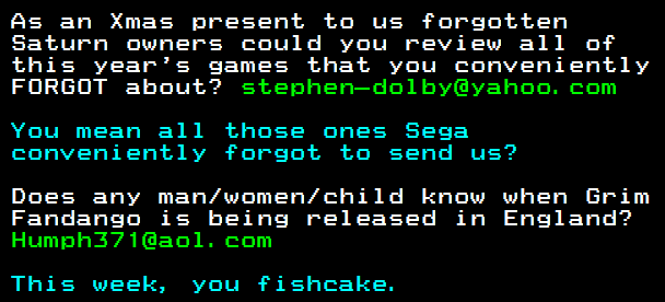 You have messed-up: Digitiser letters