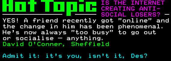 You have messed-up: Digitiser letters