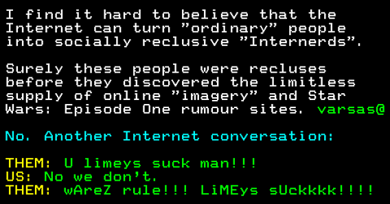 You have messed-up: Digitiser letters