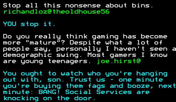 You have messed-up: Digitiser letters