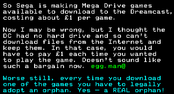 You have messed-up: Digitiser letters