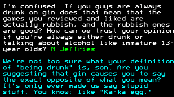 You have messed-up: Digitiser letters