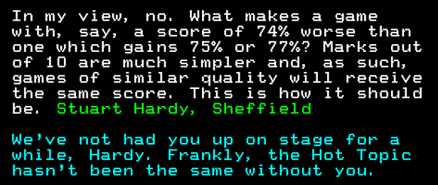 You have messed-up: Digitiser letters