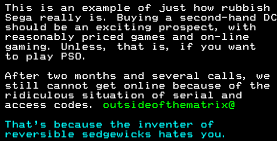 You have messed-up: Digitiser letters