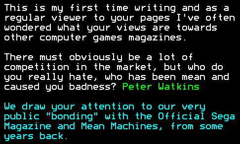 You have messed-up: Digitiser letters