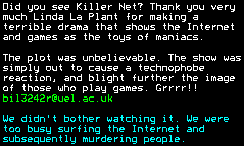 You have messed-up: Digitiser letters