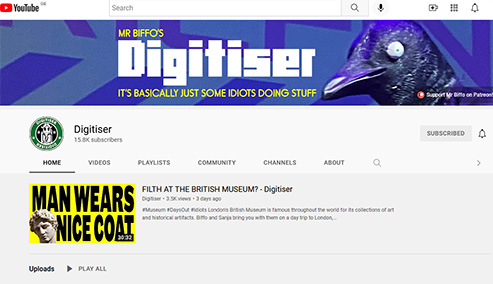 Digitiser YouTube