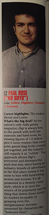 Mr Biffo - Paul Rose