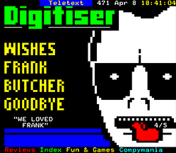 Frank Butcher from EastEnders (Digitiser)