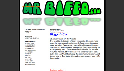 Mr Biffo's Blog