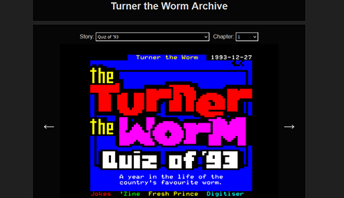 Turner The Worm Archive