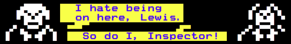 Digitiser's Inspector Morse and Lewis