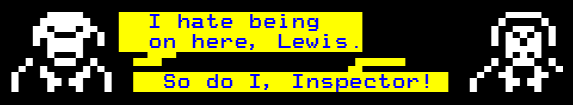 Digitiser's Inspector Morse and Lewis