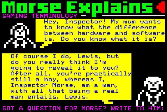 Digitiser's Inspector Morse and Lewis