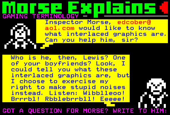 Digitiser's Inspector Morse and Lewis