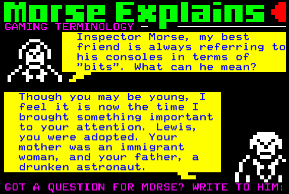 Digitiser's Inspector Morse and Lewis