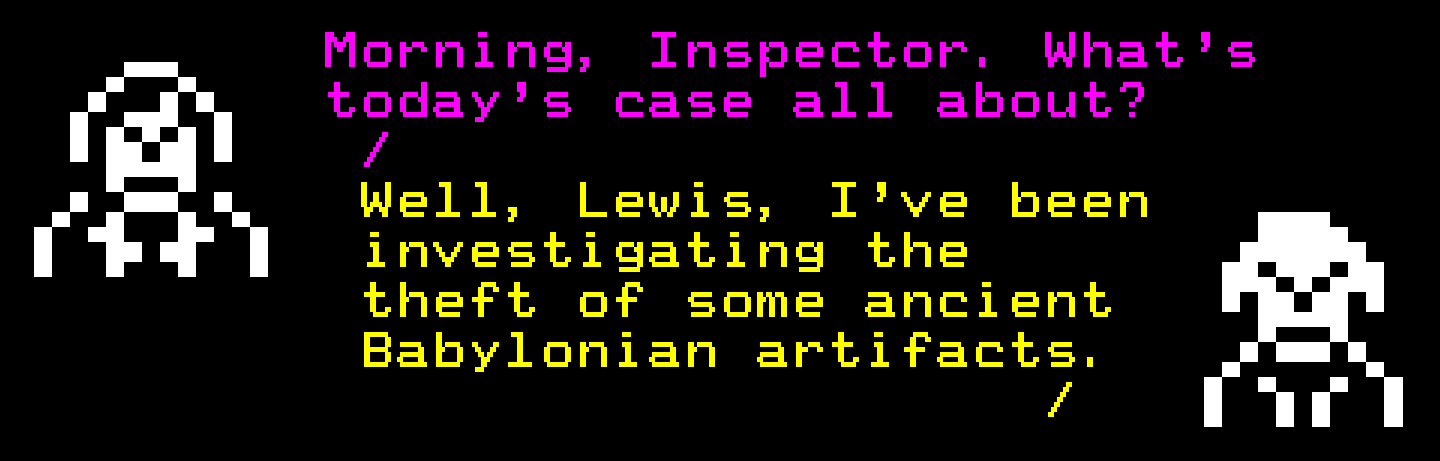 Digitiser's Inspector Morse and Lewis