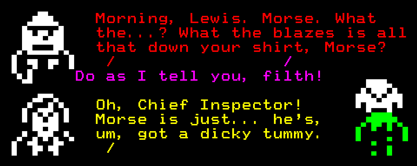 Digitiser's Inspector Morse and Lewis