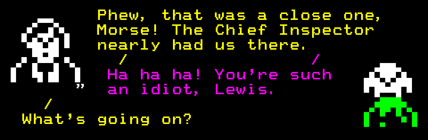 Digitiser's Inspector Morse and Lewis