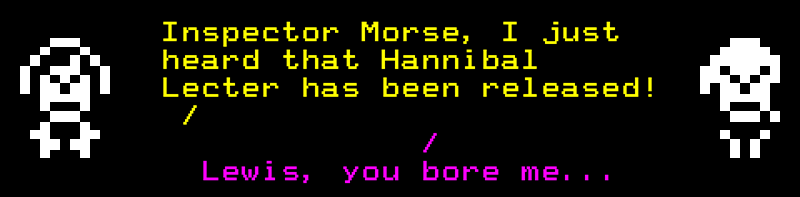 Digitiser's Inspector Morse and Lewis