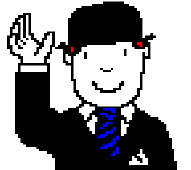 Mr Benn teletext art by Steve Horsley