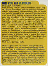 Sega Magazine letters page