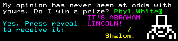 It's Abraham Lincoln!