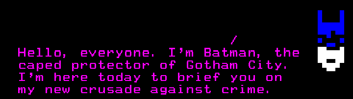 Digitiser's Batman