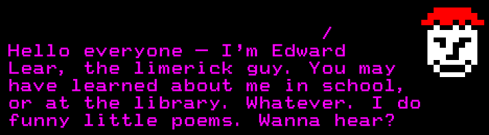 Edward Lear's limericks (Digitiser)