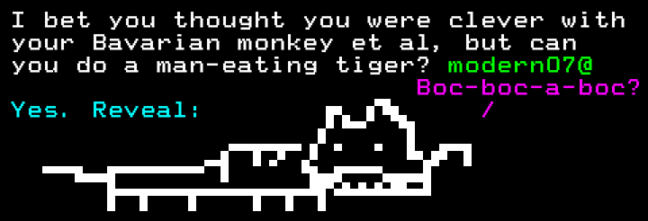 Man-eating tiger